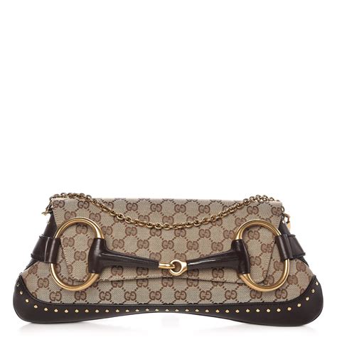 gucci clutch horsebit|gucci large horsebit bag.